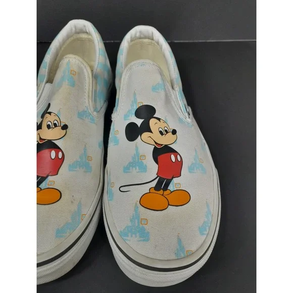 Disney World X Vans 50th Anniversary Slip On Mickey Mouse Men 7 Wmn 8.5 - Picture 14 of 15